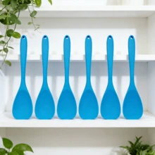 Heat-Resistant Non-Stick Integrated Mixing Spoon, Essential For Home Baking, Silicone Spatula Set, Cake, Bread, Cooking Tools, Scrape Residue Without Waste, Easy To Clean, Multiple Colors Available, 2/4/6 Piece Set - View 27
