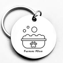 Lightweight Stainless Steel Pet Tag Collar Accessory, Small Size Suitable For Delicate Collars, High Compatibility, Easy Installation, Dynamic And Cute Design, Specially Made For Young Pets - Multicolor - View 10