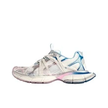 Balenciaga 3XL Round Toe Lace-Up Low-Top Chunky Sneakers, Sneakers, Casual Shoes, Unisex, White - Nhiều màu - Xem 9