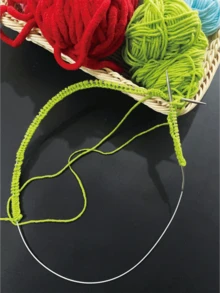 80cm Stainless Steel Circular Knitting Needles, 9 Sizes From 2.0-6.0mm Available, Suitable For Knitting Sweaters, Scarves And Other Large Items, Practical Tool For Hand Knitting - Circular Sweater Needles - View 2
