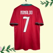 26-27 Season Portuguese National Team Home Red Jersey, Fan Version With Numbers 3 / 7 / 8 / 9 / 10 / 17 / 18 / 20 / 21 / 23 Printed, Breathable Sports Short Sleeves - 26-27 葡萄牙 主 球員 - NO. 7 - 查看 1