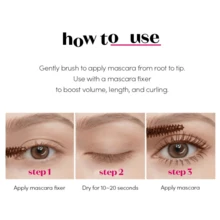 Maskara ETUDE Curling & Defining Tahan Air dan Anti Luntur - Desain Kuas Mikro, Lentik & Definisi Tahan Lama, Cocok untuk Pemakaian Sehari-hari, Hadiah Hari Valentine/Ulang Tahun, Musim Semi & Musim Dingin - 02 Cokelat kekuningan - View 9