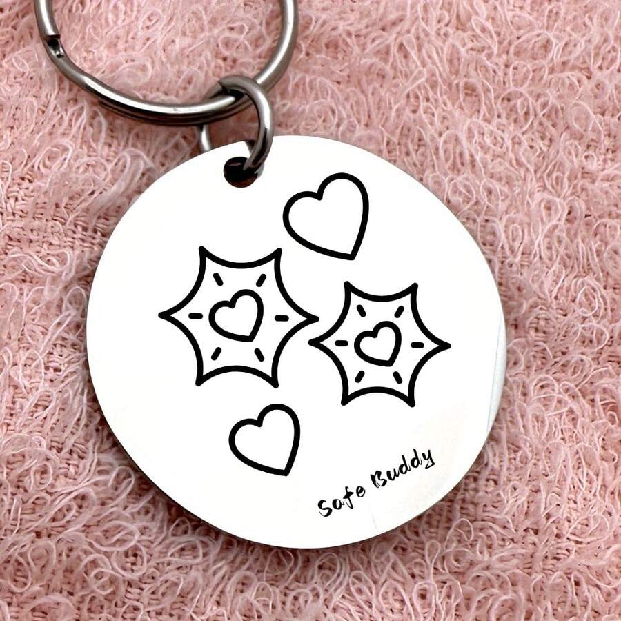 Durable Stainless Steel Pet Accessories, Reliable Quality To Accompany Pets Daily, Can Be Hung On Various Collars For Decoration, Clear And Prominent Identification, Suitable For Household Cats And Dogs - Multicolor - View 1