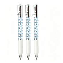 0.5mm Simple Push-Button Transformable Ballpoint Pen, Business Office Supplies, Geometric Fidget Pen, Back To School - Round - View 11
