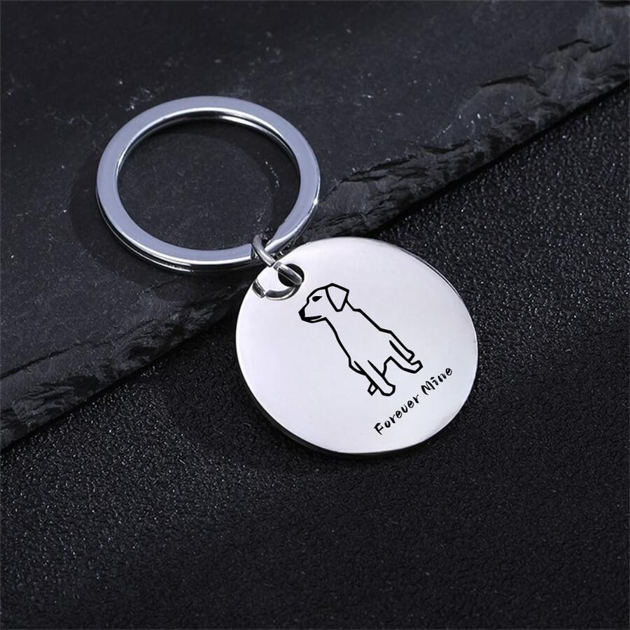 High-Quality Stainless Steel Pet Decoration, Corrosion-Resistant And Wear-Resistant, Sturdy Construction, Pair With Collar To Create Customized Identification, Suitable For Various Pet Sizes - Multicolor - View 1