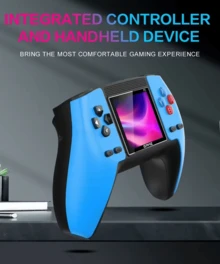 Portable Game Console With P5 Controller And Integrated Screen, 520 Retro Games, Rechargeable, Compatible With TV And 2 Player Mode - Red - View 5