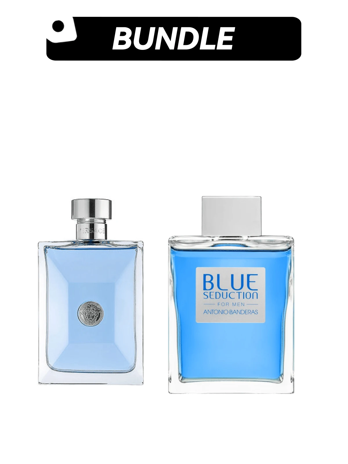 Versace [Gói nước hoa] Xịt nước hoa Pour Homme Eau de Toilette + Xịt Eau de Toilette Blue Seduction + EDT 6.7oz/200ml + 6.75oz/200ml - EDT+EDT - Xem 1