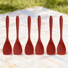 Heat-Resistant Non-Stick Integrated Mixing Spoon, Essential For Home Baking, Silicone Spatula Set, Cake, Bread, Cooking Tools, Scrape Residue Without Waste, Easy To Clean, Multiple Colors Available, 2/4/6 Piece Set - View 15