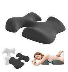 Coussin de massage pour les seins (1 pièce), coussin de massage pour le visage, coussin de soutien pour les seins, coussin de massage pour femmes avec base antidérapante, adapté au spa et au sommeil, gris foncé pour une utilisation à domicile et professionnelle. - Gris - Voir 1