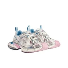 Balenciaga 3XL Round Toe Lace-Up Low-Top Chunky Sneakers, Sneakers, Casual Shoes, Unisex, White - Nhiều màu - Xem 3