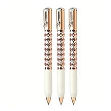 0.5mm Simple Push-Button Transformable Ballpoint Pen, Business Office Supplies, Geometric Fidget Pen, Back To School - Round - View 10