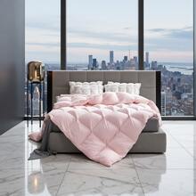 All Season Soft Pink Preppy Plaid Comforter, Four Seasons Universal Pink Grid Checkered Duvet Insert, Ultra Fluffy Cloud-Like Down Alternative Bedding Comforter For Twin Full Queen King Cal King Size Bed, Reversible Lightweight Breathable Quilted Comforter For Teen Girl Bedroom Nursery Dorm Aesthetic Home Decor, Machine Washable Gentle Skin-Friendly Comforter With Brushed Microfiber Cover & Premium Fill, No Shrinkage No Fading No Clumping Year Round Use Bedding, Warm Winter Cool Summer Fit Pink Checkered Comforter For Women Teens Kids, Ultra Cozy Fluffy Plaid Bedding For Bedroom Refresh, Easy Care Wrinkle Resistant Pink Grid Duvet Insert For All Bed Sizes, Cute Stylish Checkered Pink Plaid Bedding For Daily Use & Gift, Premium Pink Plaid Comforter With Long Lasting Fluffiness, Breathable All Weather Duvet Insert For Peaceful Sleep All Year Round - 粉色 - 查看 10