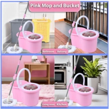 Mop And Bucket Set(Pink) - Default - View 4