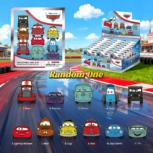 Monogram CARS3 Hộp bí mật PVC được cấp phép chính thức, Mô hình 3D Lightning McQueen, Móc khóa túi, Túi bí mật nhân vật hoạt hình, Móc khóa nhân vật hoạt hình, Bộ trang trí ba lô Kering, Disney - MN-21885 - Xem 2