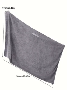 1 pieza Toalla de secado de cabello multiusos súper absorbente, gorro suave de secado rápido para cabello normal y rizado, gorro de baño de absorción rápida de agua, adecuado para uso en el baño, accesorio de baño, toalla de cabello absorbente de secado rápido de microfibra, adecuada para cabello largo y rizado, antiestática, cuidado suave del cabello, adecuada para el hogar, SPA, salón, deportes y viajes. - Ver 7