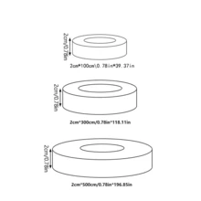 1 Transparent Double-Sided Tape, Reusable, Transparent Non Fading Nano Bubble Adhesive, Strong Hook Double-Sided Tape, Suitable For Kitchen, Bathroom, Toilet, Living Room And Outdoor Use - A - View 6