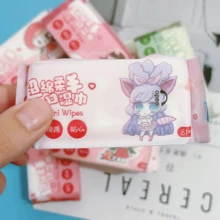 Fragrance-Free Fruit Cleansing Wet Wipes, Student Back-To-School Cleaning Wet Wipes - Multicolor - View 2