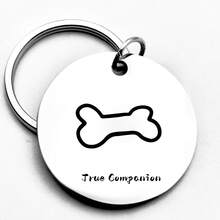 Lightweight Stainless Steel Pet Tag Collar Accessory, Small Size Suitable For Delicate Collars, High Compatibility, Easy Installation, Dynamic And Cute Design, Specially Made For Young Pets - Multicolor - View 12