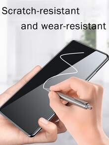 3-Pack Full Coverage Privacy Tempered Glass Screen Protector, Anti-Scratch Anti-Peeping Protective Film For Infinix, Easy Installation, No Bubbles, Easy Cleaning, Durable - Black - View 3