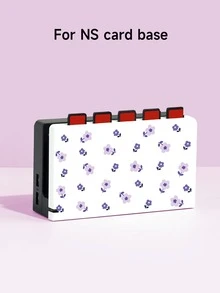 1pc Purple Daisy Flower Print Switch 2 (2025) Game Console Protective Case & Carrying Bag, Suitable For Switch 2/Switch OLED/Switch NS/Lite, New Switch 2 Gen Game Accessories, Best Gift For SWITCH Players - Multicolor - View 20