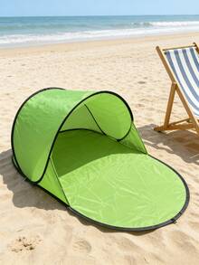UPF 50+ Sun Protection Beach Canopy Tent With Sandbags, Poles, Pegs And Wind Ropes, Suitable For Outdoor, Camping, Backyard And Picnic - Tent - View 1