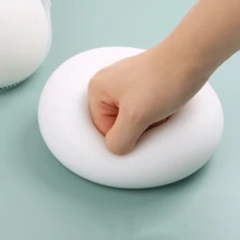 Extra Large Japanese Style Malleable Steamed Bun Slow Rebound Stress Relief Squeeze Toy, Soft TPR Bread Squeeze Ball Sensory Toy, Desk Decor, Squishy Toy - Multicolor - View 5