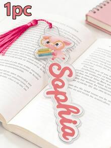 1/3/5 piezas Marcapáginas de acrílico personalizado con borla, Marcapáginas de animal con nombre personalizado, Marcapáginas de lectura de dibujos animados lindos para niños, estudiantes y maestros, Marcapáginas de texto personalizado, Accesorios de libros de acrílico, Artículos personalizados, Regalo para maestros, Recompensa de aula, Regalo de regreso a la escuela, Regalo para amantes de los libros, Accesorios de lectura para mujeres y hombres, Marcapáginas personalizable para libros, Regalo único de graduación, cumpleaños y Navidad, Marcapáginas de animal lindo para lectores, Útiles escolares, Decoración de libros - Multicolor - Ver 13