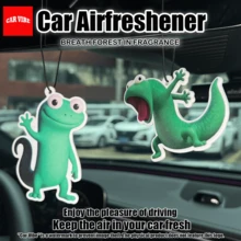 Enfeite Pendurado Aromatizante de Carro Lizard Tom - Almofada Perfumada para Espelho Retrovisor, Presente para Amigos - Lagarto TOM - Visão 7