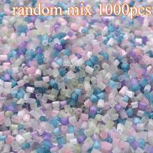 2mm 霧面馬卡龍混色管狀玻璃種子珠 1000/3000/5000 顆 DIY 珠寶製作、刺繡、髮飾及手工藝品材料 - Seed beads - 查看 10