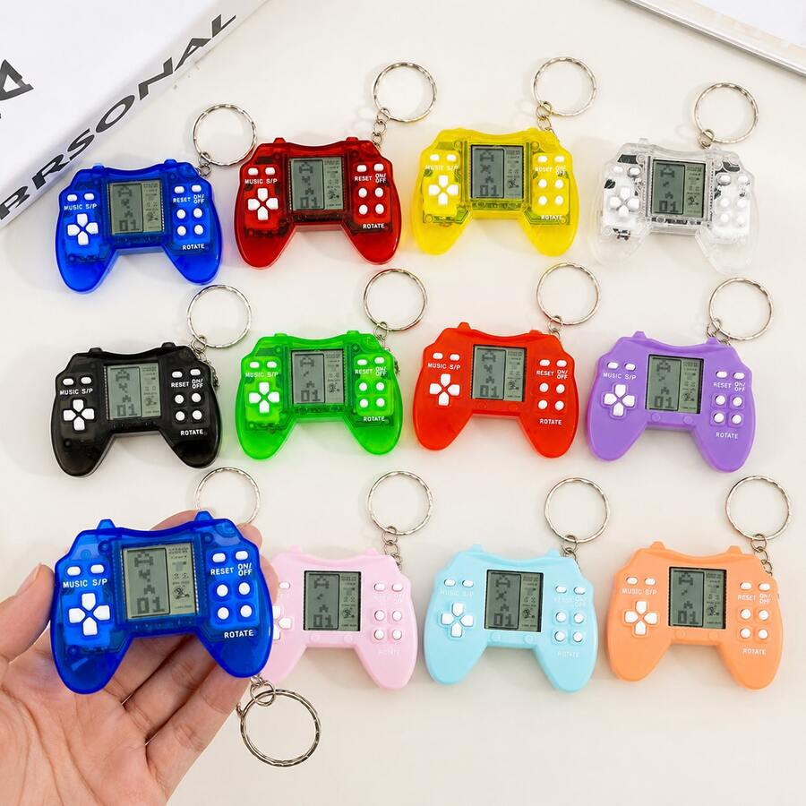 12pcs Mini Video Game Controller Keychains, Wholesale Video Game Party Favors Suitable For Birthday, School Party, Gift Bags, Backpacks (Style 1)