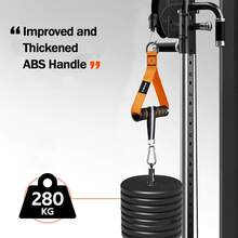 LINGPENG Pull-Up Trainer Accessories, Gym Workout Handle Resistance Band Strength Training Set - Multicolor - View 6