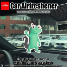 Enfeite Pendurado Aromatizante de Carro Lizard Tom - Almofada Perfumada para Espelho Retrovisor, Presente para Amigos - Lagarto TOM - Visão 4