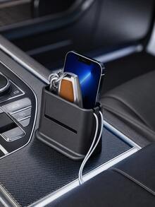 Car Key Storage, Car Card Storage, Car Dashboard Central Console Remote Control Box, Car Key Storage Box, Car Supplies Key Case Storage Box, Car Small Item Storage - A - View 7