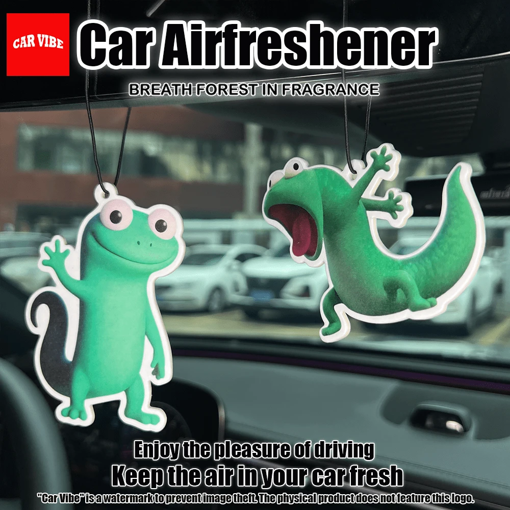Enfeite Pendurado Aromatizante de Carro Lizard Tom - Almofada Perfumada para Espelho Retrovisor, Presente para Amigos - Lagarto TOM - Visão 1