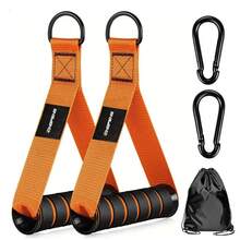 LINGPENG Pull-Up Trainer Accessories, Gym Workout Handle Resistance Band Strength Training Set - Multicolor - View 9