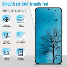 CSDZ Compatible With Samsung Phone Screen Protectors, 5-Piece Set Compatible With Samsung A16 4G/A16 5G/M16/F16/A26/A17 Privacy And Scratch Resistant Glass Screen Protectors, [International Version Not Local Version], Screen Protector Compatible With Samsung A16, Screen Protector Compatible With Samsung A16 5G, Screen Protector Compatible With IPhone 17 Pro, Screen Protector Compatible With IPhone 16 - Multicolor - View 4