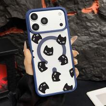 マグネット式黄ばみ防止 | 高級感あふれる2in1アクリルマグネット式スマホケース！スタイリッシュで手触りも良く、実用的な保護機能とマグネット式・耐衝撃設計を融合させた、高級感あふれるケースです。 黒猫 モノトーン パターンケース  11 すまほ ケース 家族、恋人、友人、そして子供たちへのプレゼントに最適です。  14 Plus/16 Plus/12 Pro Max/Apple  Air/16 Pro Max/13/16/16 Pro/15 Plus/11 Pro Max/12/17/14/17 Pro/15/15 Pro Max/17 Pro Max/13 Pro Max/12 Pro/15 Pro/14 Pro Max/17e/16e/11 Pro/ 13 pro/14 Pro - ブルー - チェックする 20