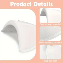 1 Pair/4pcs/8pcs Polyester Shoulder Pads, Unisex Thickened Jacket Clothing Sewing Accessories, Sew-In Shoulder Pads, Suitable For Tailoring And Lining - Multiple Styles - View 11