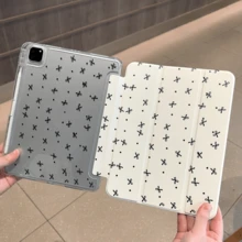 適用於 MatePad SE 11 吋平板保護殼、MatePad 保護殼,相容於 MatePad 11.5 吋平板保護殼,磁吸式開合、三折平板保護套、智慧睡眠喚醒、高透明壓克力背板附筆槽,相容於 Redmi Pad 2 11 吋平板、Pad SE 11 吋平板保護殼 - 無色 - 查看 7