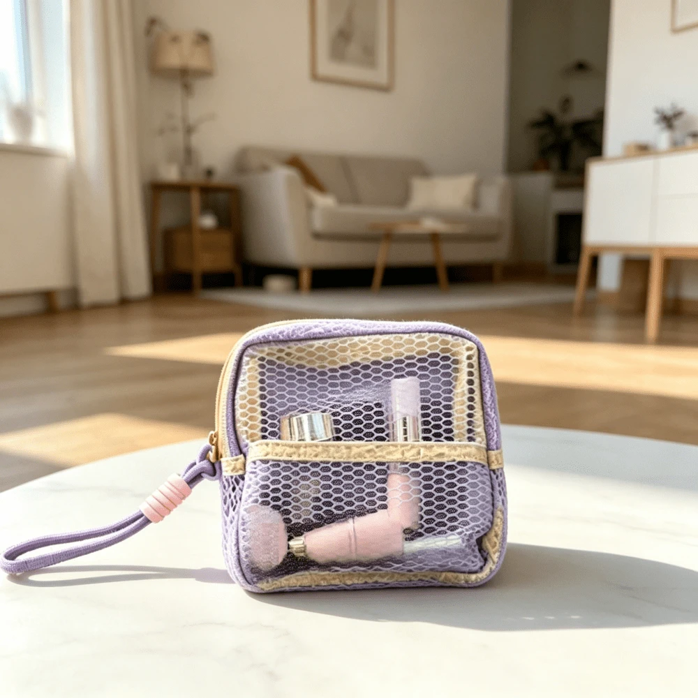 Sac organisateur de rangement en maille ultra-léger - Sac de rangement multifonctionnel de grande capacité. C'est tout simplement le compagnon parfait pour les voyages d'affaires et les sorties! - 1PC - Voir 1