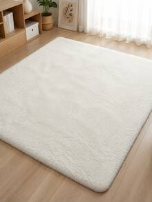1 tấm vải nhung giả thỏ/cáo dày dặn, rộng 160cm, nền trắng, thích hợp để may vá DIY - R - Xem 6