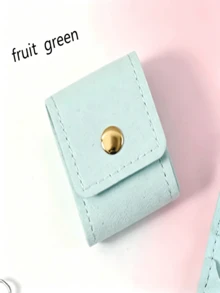 Minimalist Portable Compartment Jewelry Bag, Ring Storage Pouch, Small Travel Jewelry Organizer Bag For Earrings And Accessories - Multicolor - View 12