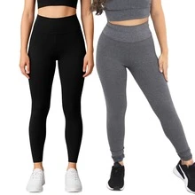 Flannel Pants For Cold Weather With Warm Lining, High Waist, Sizes S To XL. - Kit2-black-gray - View 6