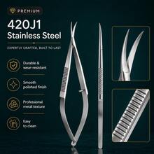 High Quality Stainless Steel Russian-Style Nail Care Scissors, Non-Slip Ergonomic Design, Sharp Slim Blades Suitable For Nail Care, Manicure Supplies, Manicure Tools, Nail Art Tools, Nails, Tools For Nail Stickers, Gift For Family, Friends, Lover, Mother's Day - Silver - View 5