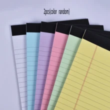 2 buah buku catatan berlubang A5, buku memo bergaris, buku memo portabel, kertas tebal, cocok untuk pelajar dan penggunaan kantor. - 203mm*127mm - View 13