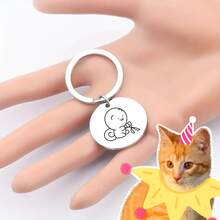 Universal Versatile Pet Collar Accessories, Practical Stainless Steel Pendant Charm, Fits Mainstream Collar Styles, Aesthetic And Functional, Daily Essential For All Cats And Dogs - Multicolor - View 12