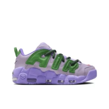 Nike * AMBUSH Air More Uptempo Low "Lilac" Low-Top Basketball Shoes, Unisex, Purple/Green - FB1299-500 - 查看 2