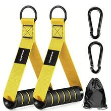 LINGPENG Pull-Up Trainer Accessories, Gym Workout Handle Resistance Band Strength Training Set - Multicolor - View 8