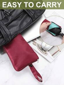 Umbrella Storage Bag, Foldable Waterproof Umbrella Cover, Convenient Travel Folding Umbrella Bag, Suitable For Home And Outdoor Use - Multicolor - View 5