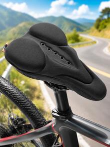Funda para sillín de bicicleta, cojín de asiento de bicicleta cómodo y transpirable, almohadilla de asiento de ciclismo acolchada de esponja suave antideslizante para viajes, bicicleta de montaña y de carretera, accesorios y equipos para bicicleta para mujeres y hombres - A - Ver 10